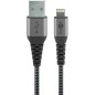 Goobay Lightning-kabel 2m braided MFi